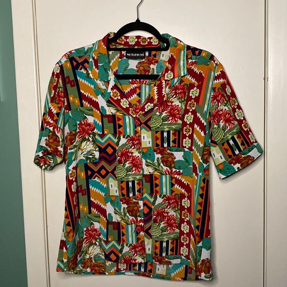 Multi-Colored Print Shirt